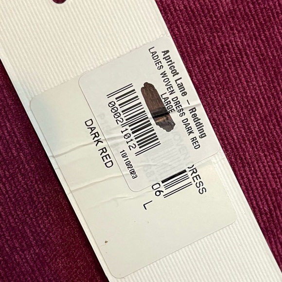 NWT L Red Molly Bracken Corduroy Dress - Picture 7 of 9